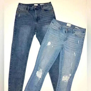 Lot of 2 True Craft Mid-Rise Skinny Jeans Stretch Size 6